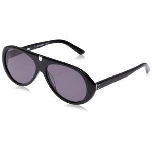 New Calvin Klein CK-18502S 001 Black Sunglasses with Grey Lenses
